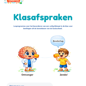 Klasafspraken - lesprogramma voor een veilig klasklimaat