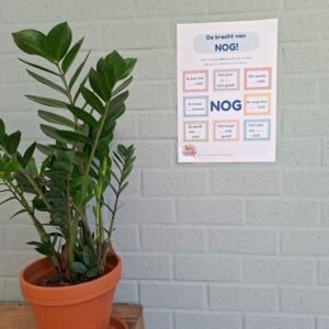 De kracht van NOG! – inspirerende poster voor een groeimindset
