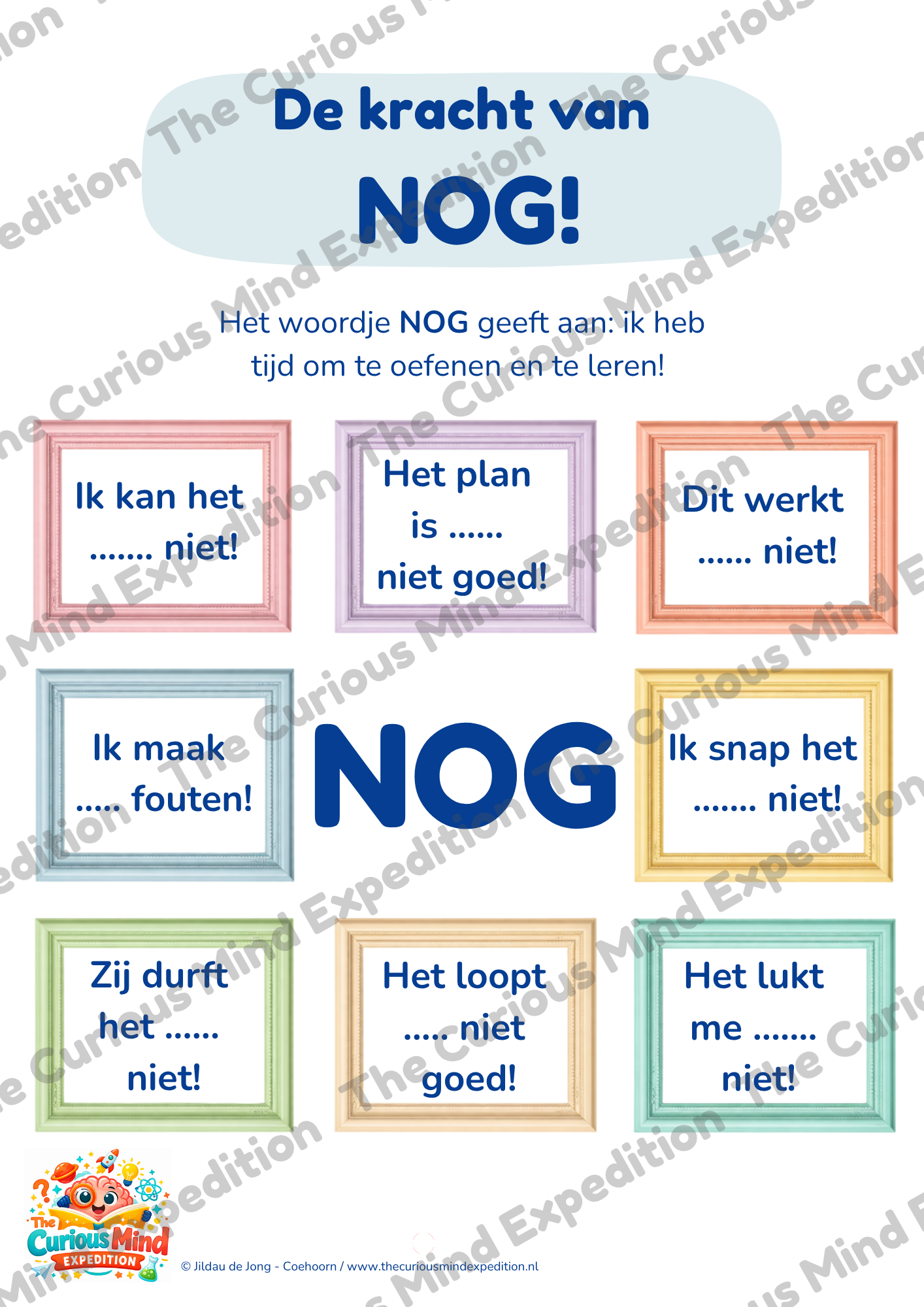 Posterbundel – De kracht van NOG & Paniekaanval: Wat te doen? - Afbeelding 3