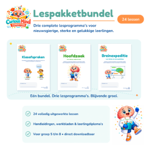 Lespakketbundel met Klasafspraken, Hoofdzaak en Breinexpeditie voor groep 5 t/m 8